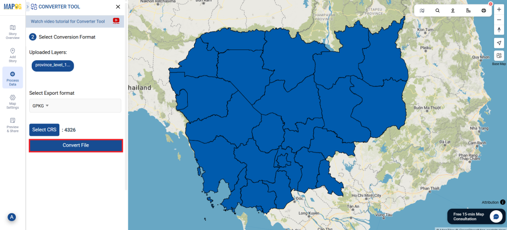 MAPINFO TO GPKG