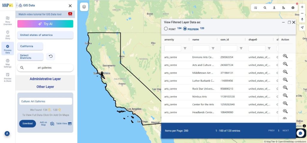 Download Art Galleries Data