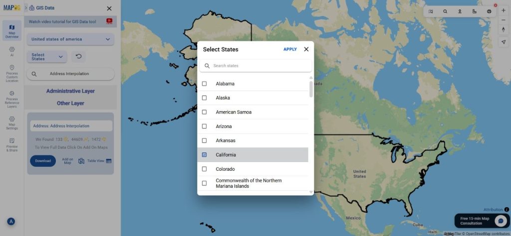 Download Address Interpolation Data