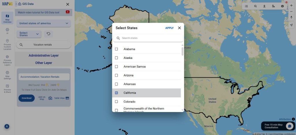 Download Vacation Rentals Data