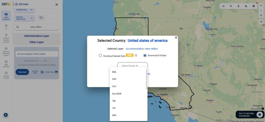 Download Wine Cellars Data