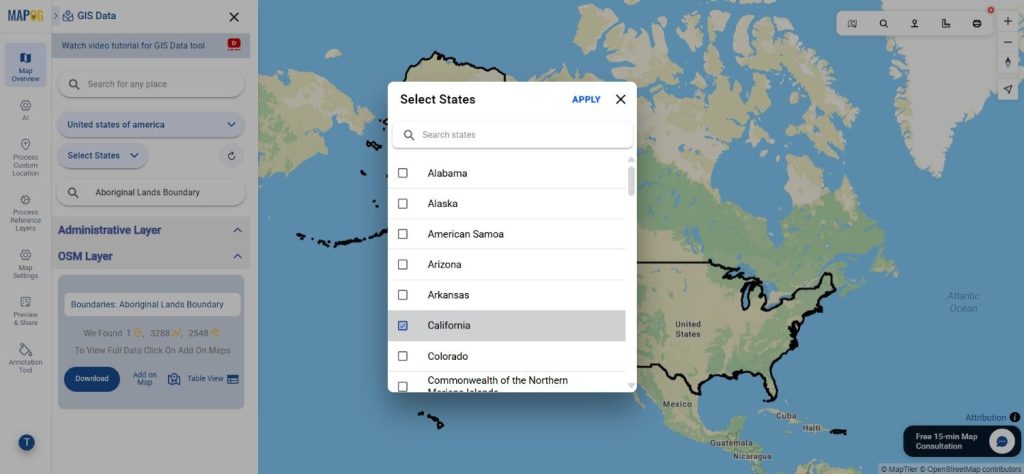Download Aboriginal Lands Boundary Data