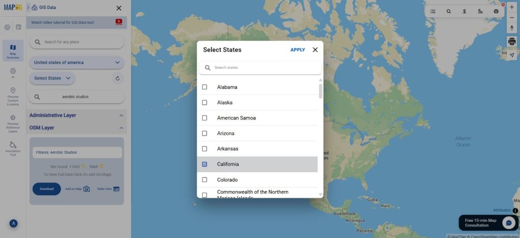 Download Aerobic Studios Data