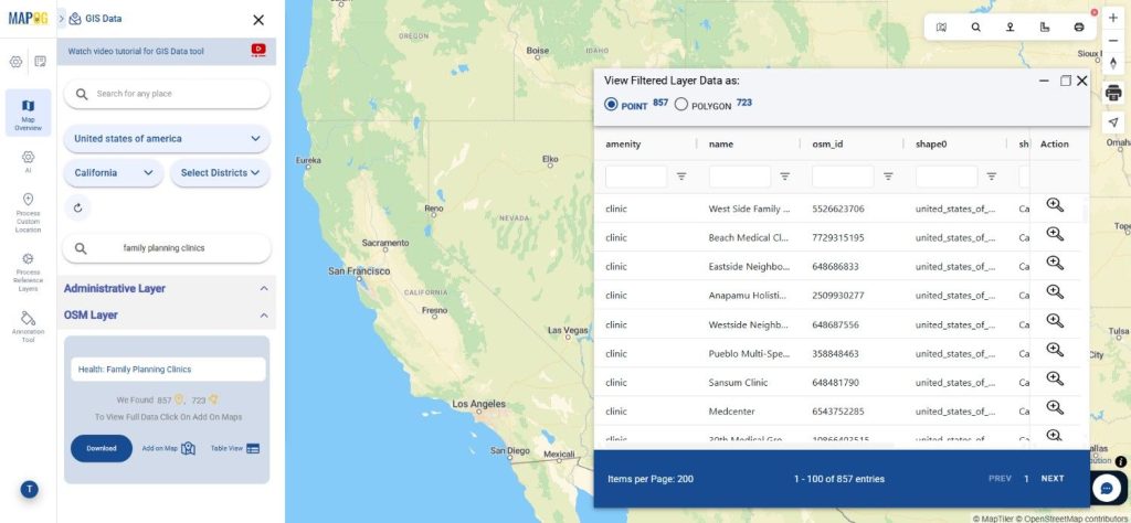Download Family Planning Clinics Data 