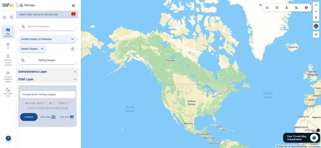 Download Parking Garages Data