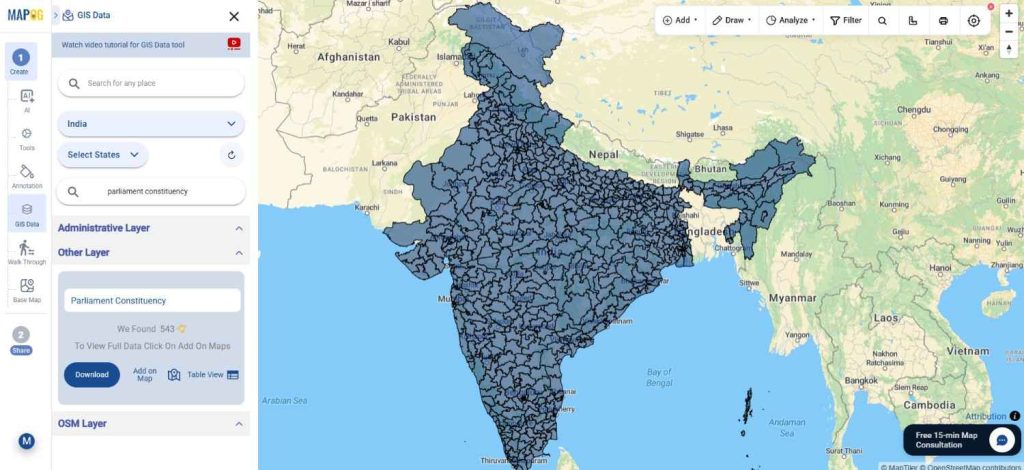 Download India Parliament Constituency Data