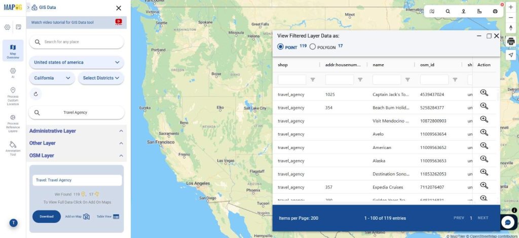 Download Travel Agency Data