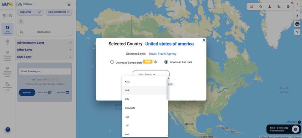 Download Travel Agency Data