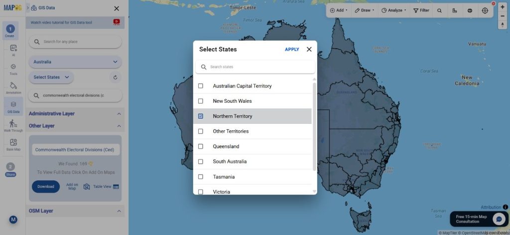 Download Australia Commonwealth Electoral Divisions (CED) Data