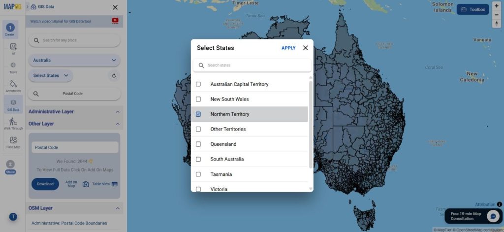 Download Australia Postal Code Data