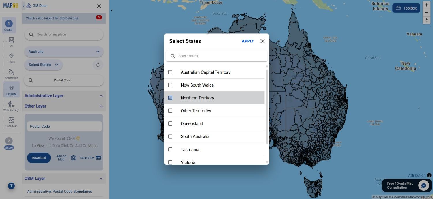 Download Australia Postal Code Data in Shapefile, KML, MID and other ...