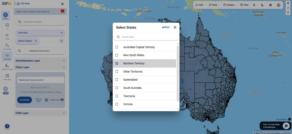 Download Australia Statistical Areas Level 2 Data