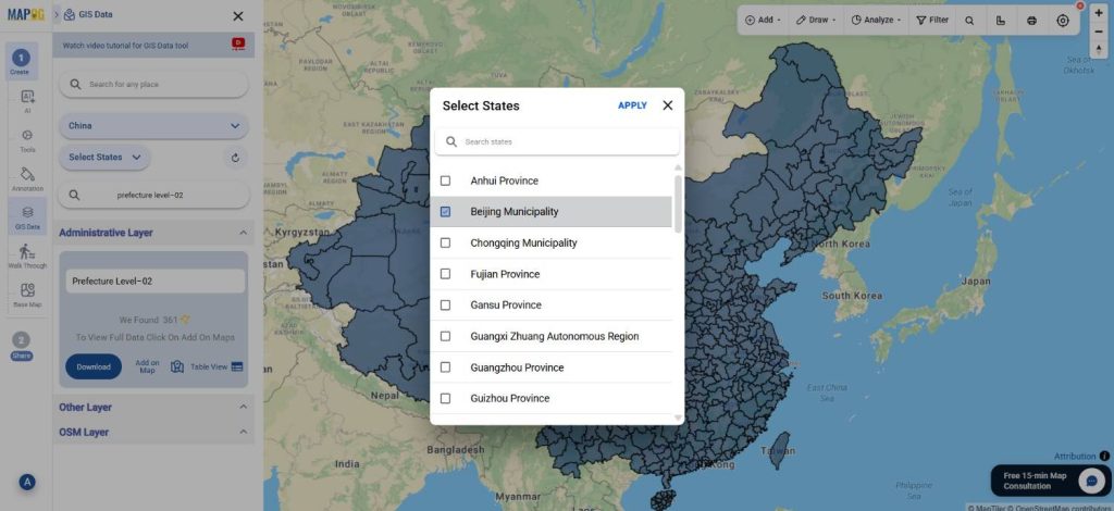 Download China Prefecture Level–02 Data