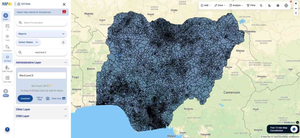 Download Nigeria Ward Level 3 Data