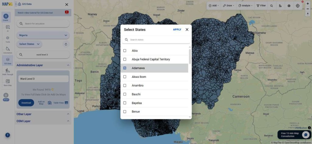 Download Nigeria Ward Level 3 Data
