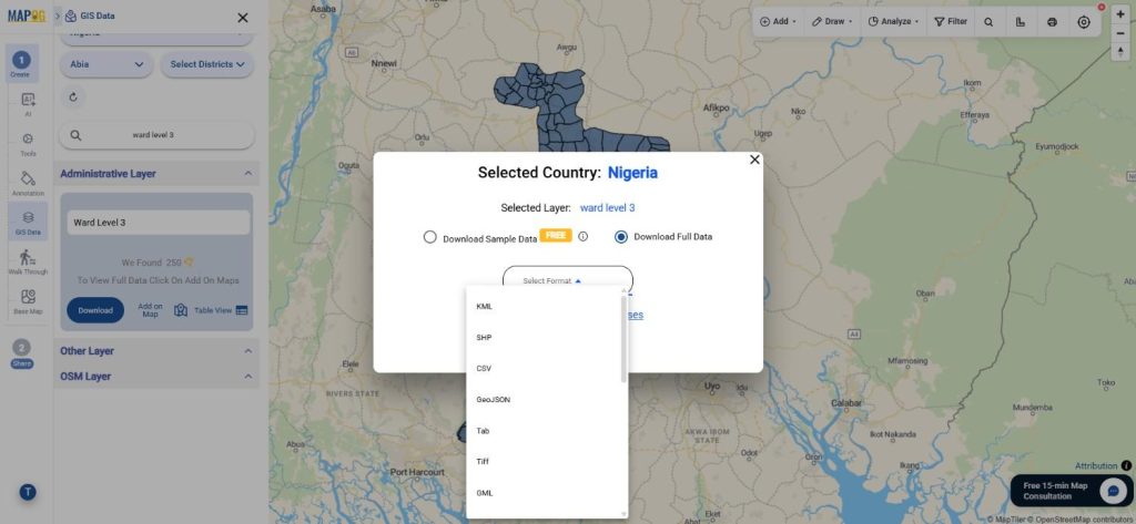Download Nigeria Ward Level 3 Data
