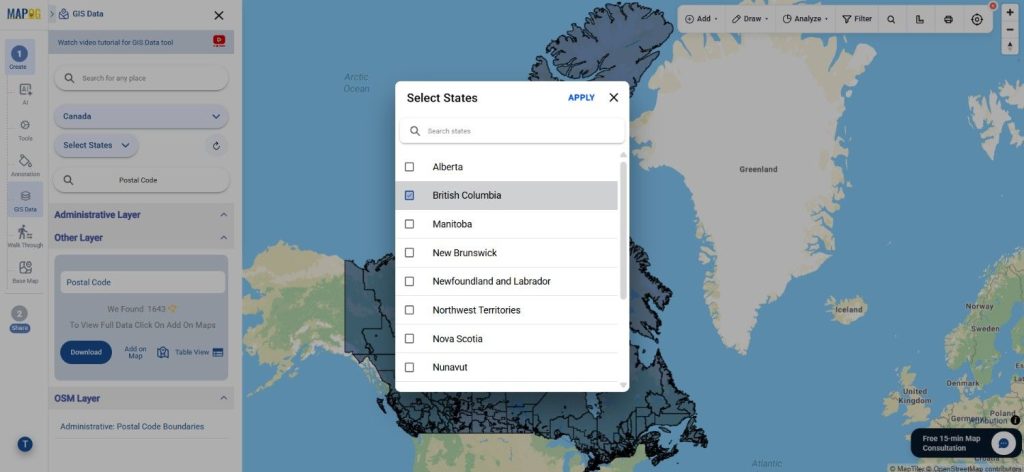 Download Canada Postal Code Data