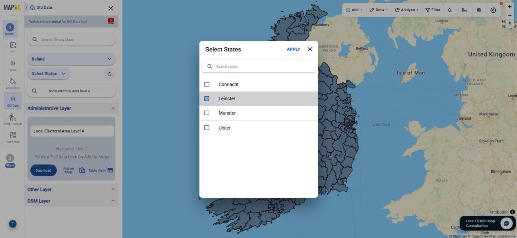 Download Ireland Local Electoral Area Level 4 Data