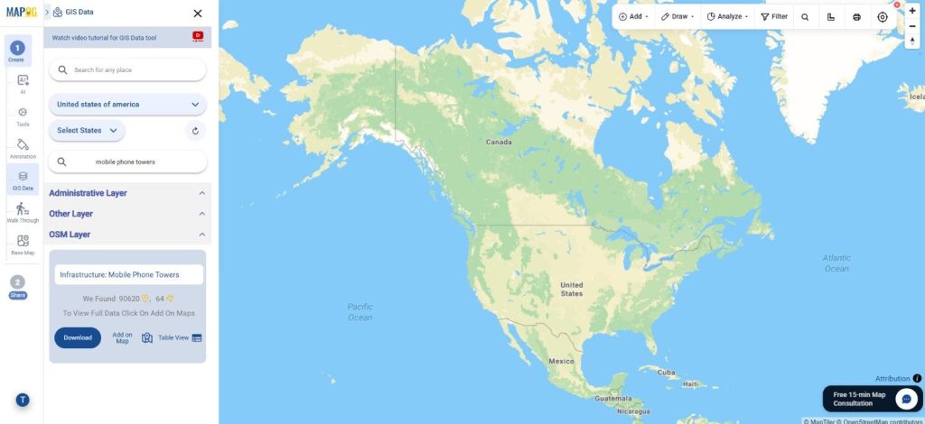 Download Mobile Phone Towers Data