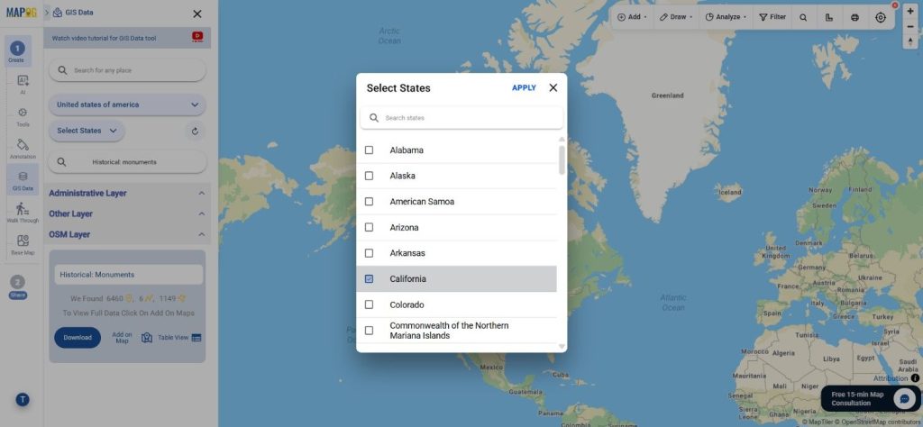 Download Monuments Data
