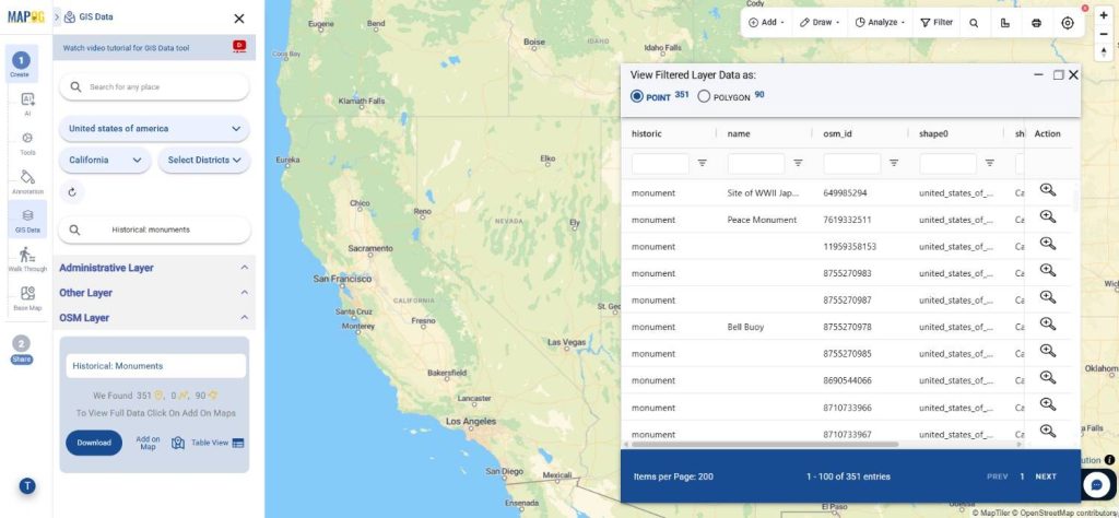 Download Monuments Data