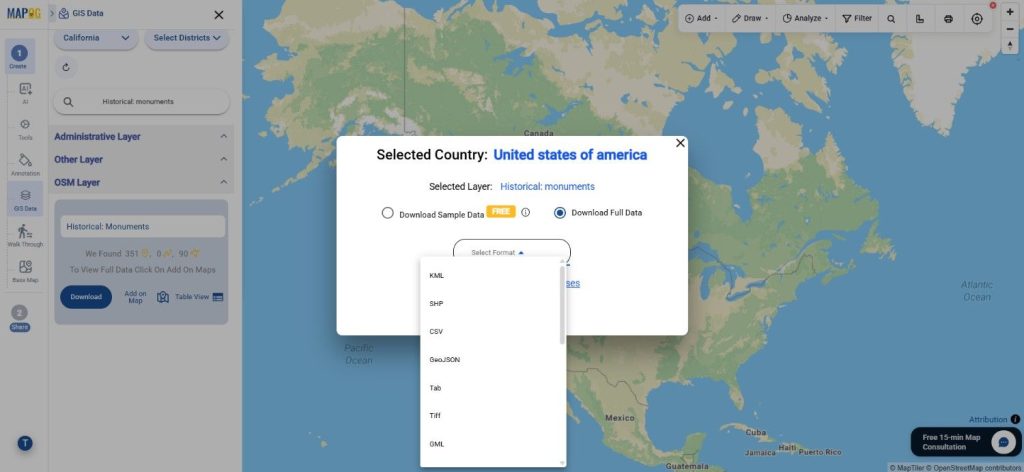 Download Monuments Data