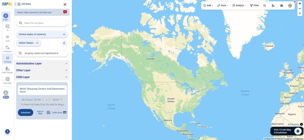 Download Shopping Centers and Department Store Data