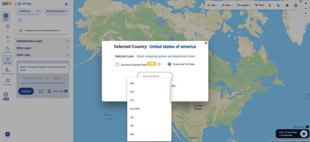 Download Shopping Centers and Department Store Data
