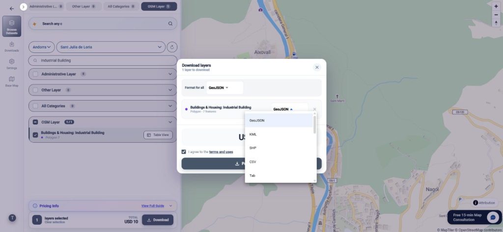 Download Industrial Building Data