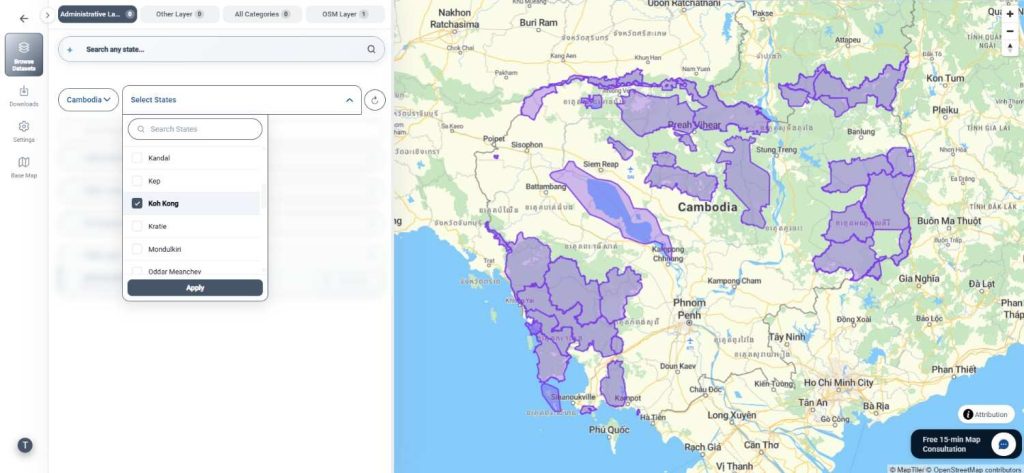 Download Protected Area Data